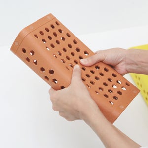 라이즐 말랑말랑한 PE 목침베개 벌집형 낮잠베개 오침용 캠핑용 휴대용 물세척가능