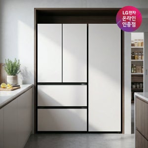LG 디오스 오브제컬렉션 Fit & Max 김치톡톡 컨버터블 Z484GBB123S + Z324GB3S 빌트인 김치+김치 냉장고 세트 (글라스/베이지) 총 808L 3등급 1등급