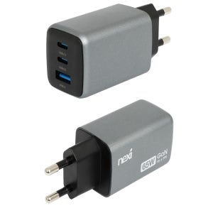 GaN3 65W 초고속 멀티포트 충전기 USB C타입 PD 급속 아답터 노트북 핸드폰