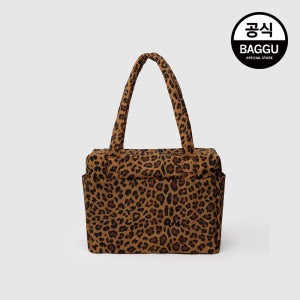 BAGGU 바쿠 여행용 레오파드 클라우드백