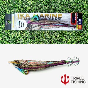 트리플 이카마린 조개삼봉 수평 에기 한치 갑오징어 쭈꾸미 두족류에기 05 바지락, 12.5cm