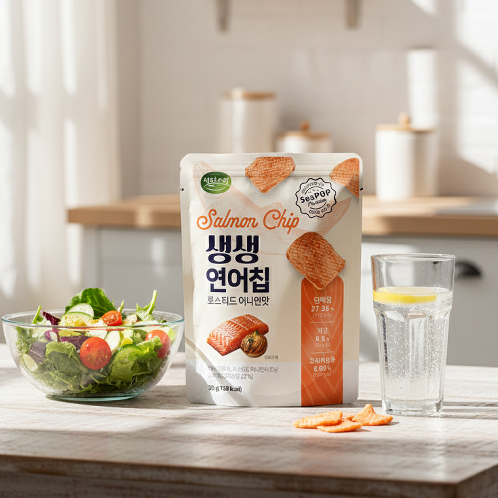 바다소리 생생연어칩 로스티드 어니언 성분 분석