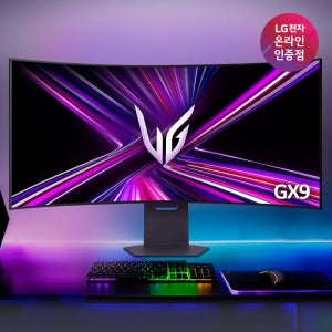 최대 213만 (올레드케어 4년보장) LG GX9 45GX950A OLED 5K2K 330Hz 듀얼주사율 게이밍모니터 113cm(45인치)