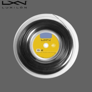 (롤)럭실론 4G 블랙 125 테니스스트링 200m 원형 테니스줄 검정색
