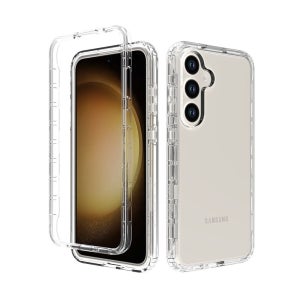 풀커버 3중보호 탱크방탄 케이스 투명, 갤럭시S26