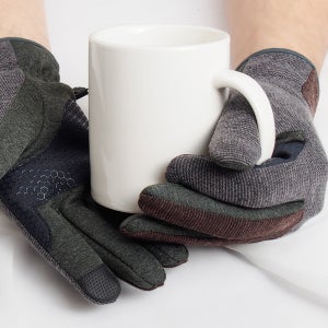 투톤 방한 장갑 남녀공용 가을 겨울 보온 데일리