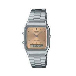 카시오 시계 디지털 아날로그 콤비네이션 AQ-230A-4AMQYJF