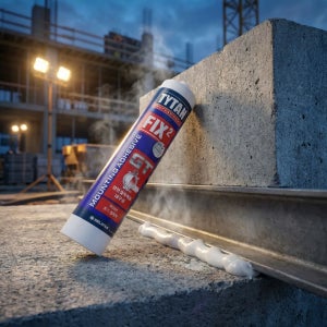 타이탄 픽스2 FIX2 초속건 초강력 접착 (수중가능) 실리콘 290ml 화이트, 1개