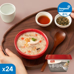 [N배송] 동원 양반 누룽지닭죽 즉석 간편 용기죽 285g 24개