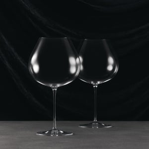 알브레 메종 드 버건디 와인잔 크리스탈 글라스 1070ml, 2개