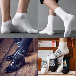 봄 여름 가을 겨울 남성 남자양말 비지니스 신사 클래식 캐주얼 발목 정장 양말