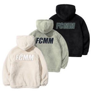 [FCMM SPORT] 에프씨엠엠 스포츠 백 포인트 빅로고 보아 플리스 점퍼 3color