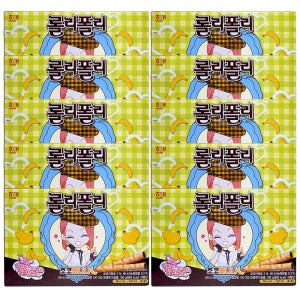 해태 롤리폴리 초코바나나 196g X 10개 대용량과자 간식