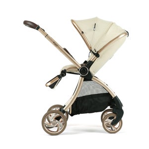 에그Q 절충형 유모차 (레더렛 샌드스톤) 5월말 예약배송 / 멀티커버·컵홀더·공용쿨링라이너 포함