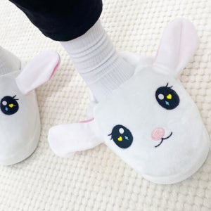 귀여운 겨울 털실내화 캐릭터 털 슬리퍼