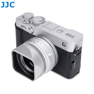 JJC 후지 XF 23 F2.8 XF 27 F2.8 R WR X-E5 렌즈 사각 후드 LH-JXF23F28