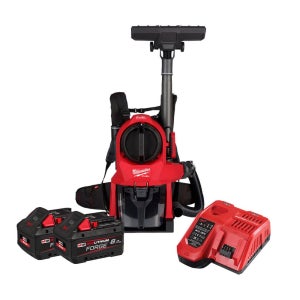 밀워키 M18 FBPV2-802 충전 백팩 청소기 18V 8.0Ah 포지배터리 2개 세트