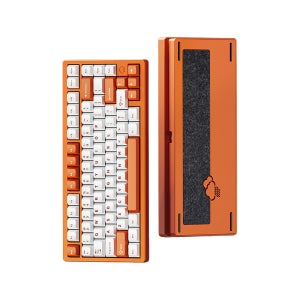 WOB Rainy 75 레이니 Pro 상옵 네뷸라 오렌지 (크리스탈), 망고축