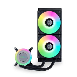 Lian Li 갈라하드 II Lite AIO ARGB 수랭 CPU 쿨러 - 240mm 저소음 간편 설치 데이지체인 2X 28mm 팬 AMD AM5/AM4/ Intel LGA 185