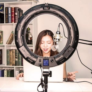 스탠드형 led 링조명 크리에이터링 라이브 방송 스튜디오 유튜브 동영상 촬영