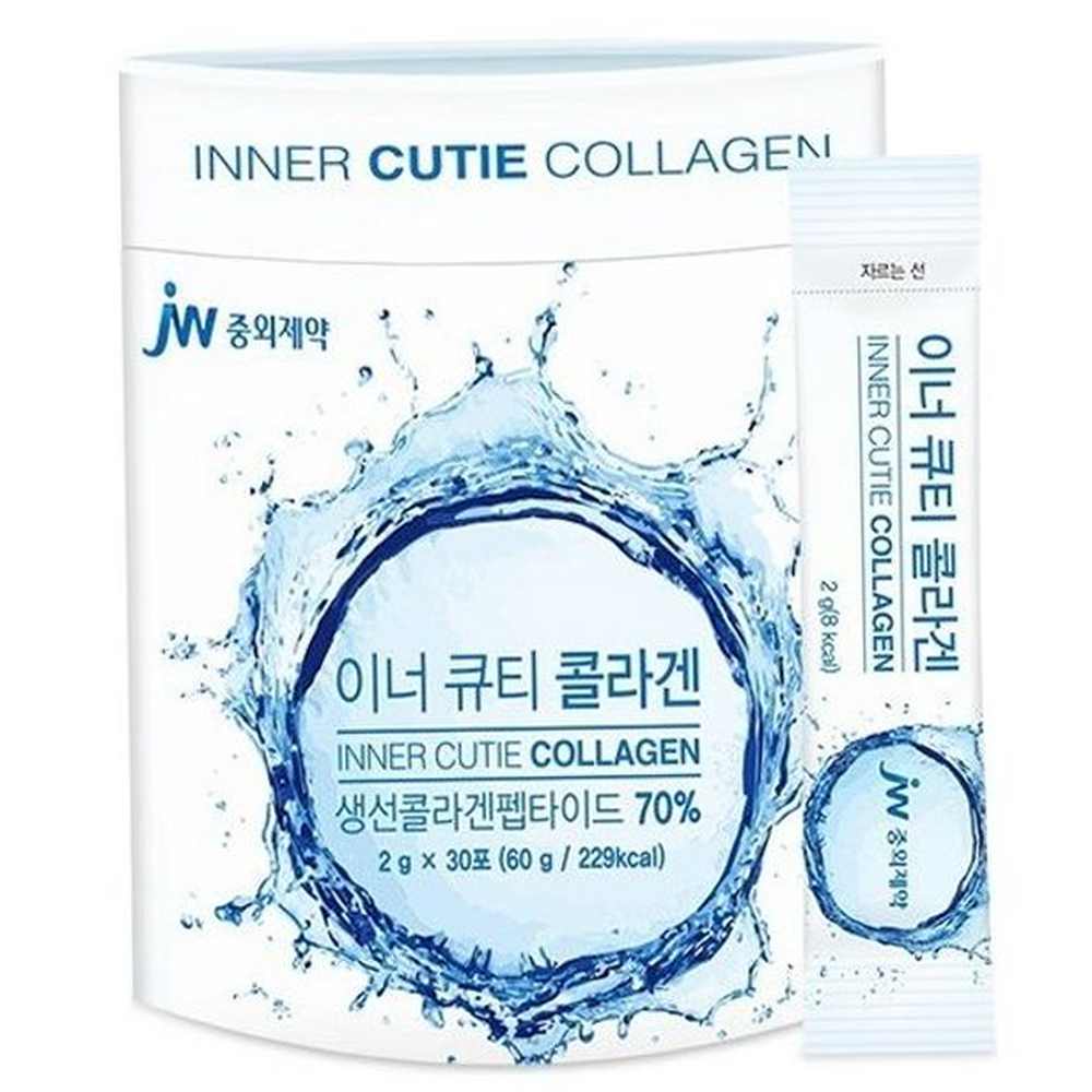 이너 큐티 JW<b>중외제약</b> 콜라겐 2g x 30포WB <b>피부</b>