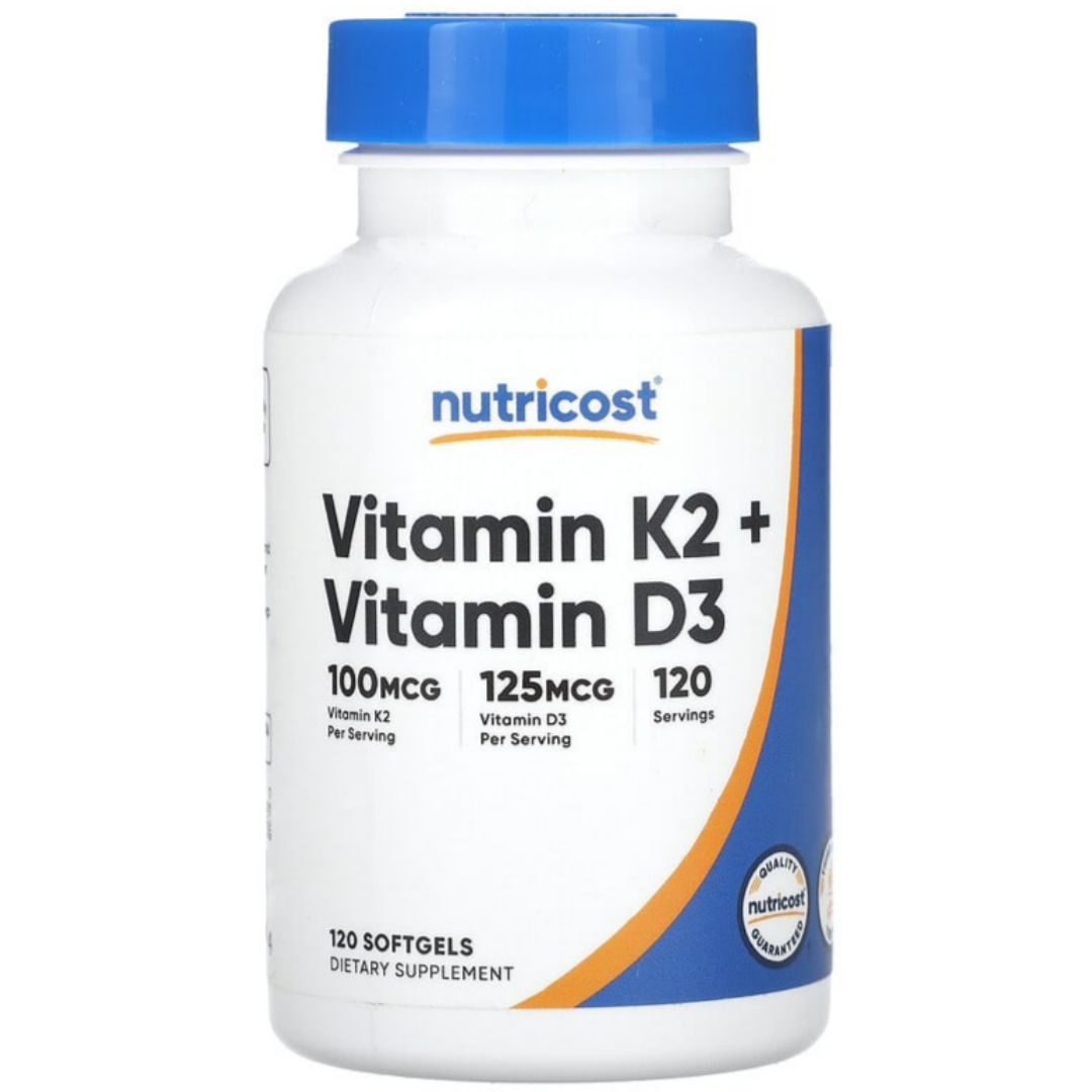 뉴트리코스트 <b>비타민K2D3</b> 100/125mcg 120정