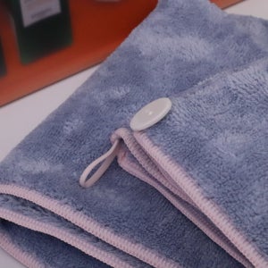 패브린 헤어터번 머리수건 양면컷트 빠른 흡수 타올 드라이타올 극세사 수건 2P