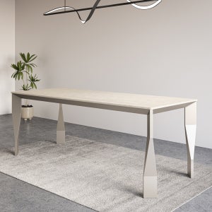 [엘비디엘][NEW]엘르 유럽 직수입 포세린 세라믹식탁 12T 테이블 1400 스틸