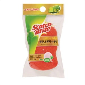 한국쓰리엠 수세미 제로 스크래치 스펀지 수세미(2EA/1봉)