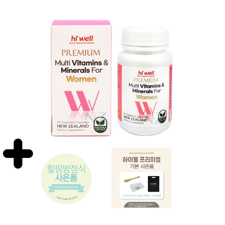 하이웰<b>프리미엄 멀티비타민</b> &amp; <b>미네랄</b> For <b>여성</b> 60베지캡슐 60캡슐, 1개