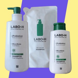 [대용량]라보에이치 탈모완화 샴푸 두피 비건 약산성 400ml+400ml+180ml