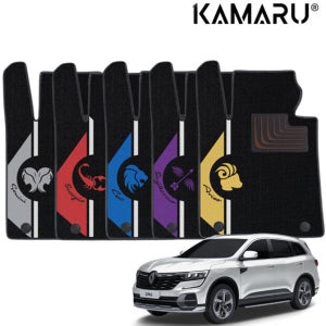 QM6 매트 카마루 듀라엠비언트 1+2열 디자인 자동차매트 양자리