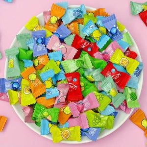 베트남 중국 인기 비타민C 무설탕 샤오커오라 캔디 12종 과일 믹스 60g X 2팩