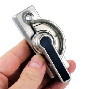 국산 창문 잠금걸이 샷시 잠금장치 아연 크리센트 방범 고리 70mm