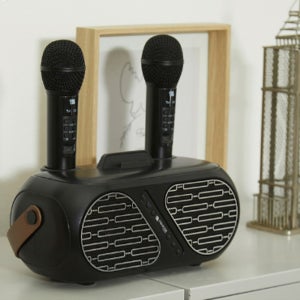 홈파티 스피커 노래방마이크 에코 블루투스마이크 충전식