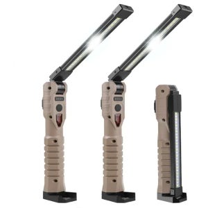 USB 충전식 LED 자동차 전원 COB 표시기 야외 루멘 용량 작업 1000 랜턴 조명