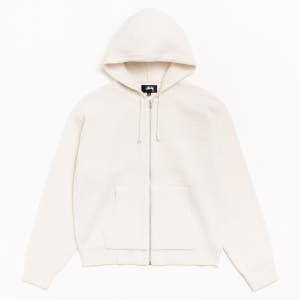 스투시 텍스쳐드 집업 후드 후디 스웨터 본 TEXTURED ZIP