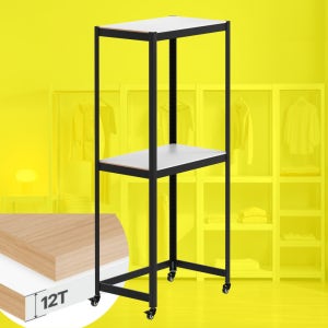 가로 50 cm 바퀴장 레인지대 장 500 500 1800 mm 우니 랙 정리랙 5050180 2.5단 동대문구 높은 오븐 수납장 랙 렉 부품