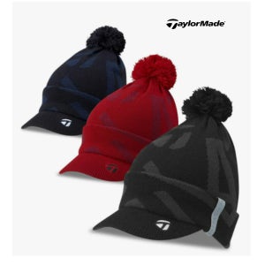 테일러메이드 모자 FW 우먼스 방울 니트 비니 TD040
