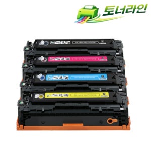 HP M252 프린터 토너 재생 4색세트 최신칩 CF400A