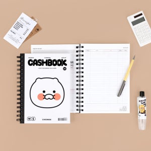 카카오프렌즈 춘식이가계부 모노톤 소비일기 신혼부부 용돈기입장 만년 노트 캐쉬북 2026년