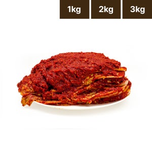 [거대김치] 실비배추 맛있게 매운 포기김치국내산100% 2kg, 1개