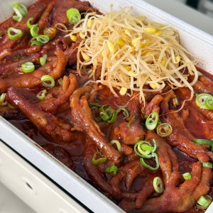 [7팩 무배] 명일 통뼈 국물 무뼈직화 닭발 오돌뼈 밀키트 캠핑 혼술