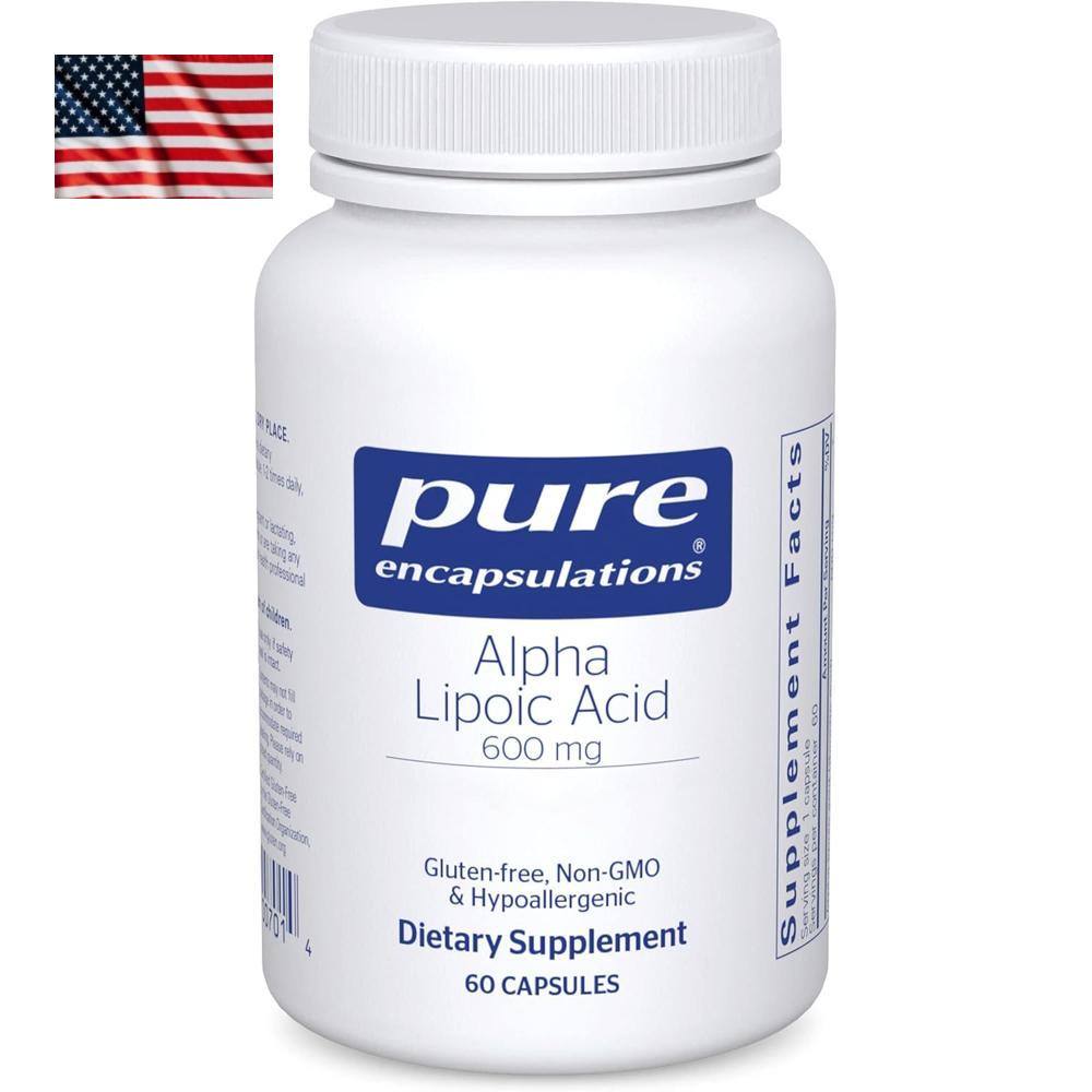 Pure Encapsulations ALA <b>퓨어인캡슐레이션 알파리포산</b> 60캡슐