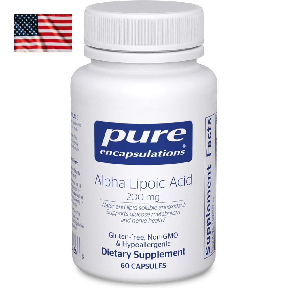 Pure Encapsulations ALA <b>퓨어인캡슐레이션 알파리포산</b> 60캡슐