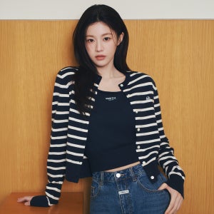 [마리떼프랑소와저버] W BASIC KNIT CARDIGAN SETUP navy