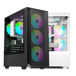 라이젠5 7400F RX 9060 XT 8GB 컴퓨터 본체 게이밍 PC P74FX8
