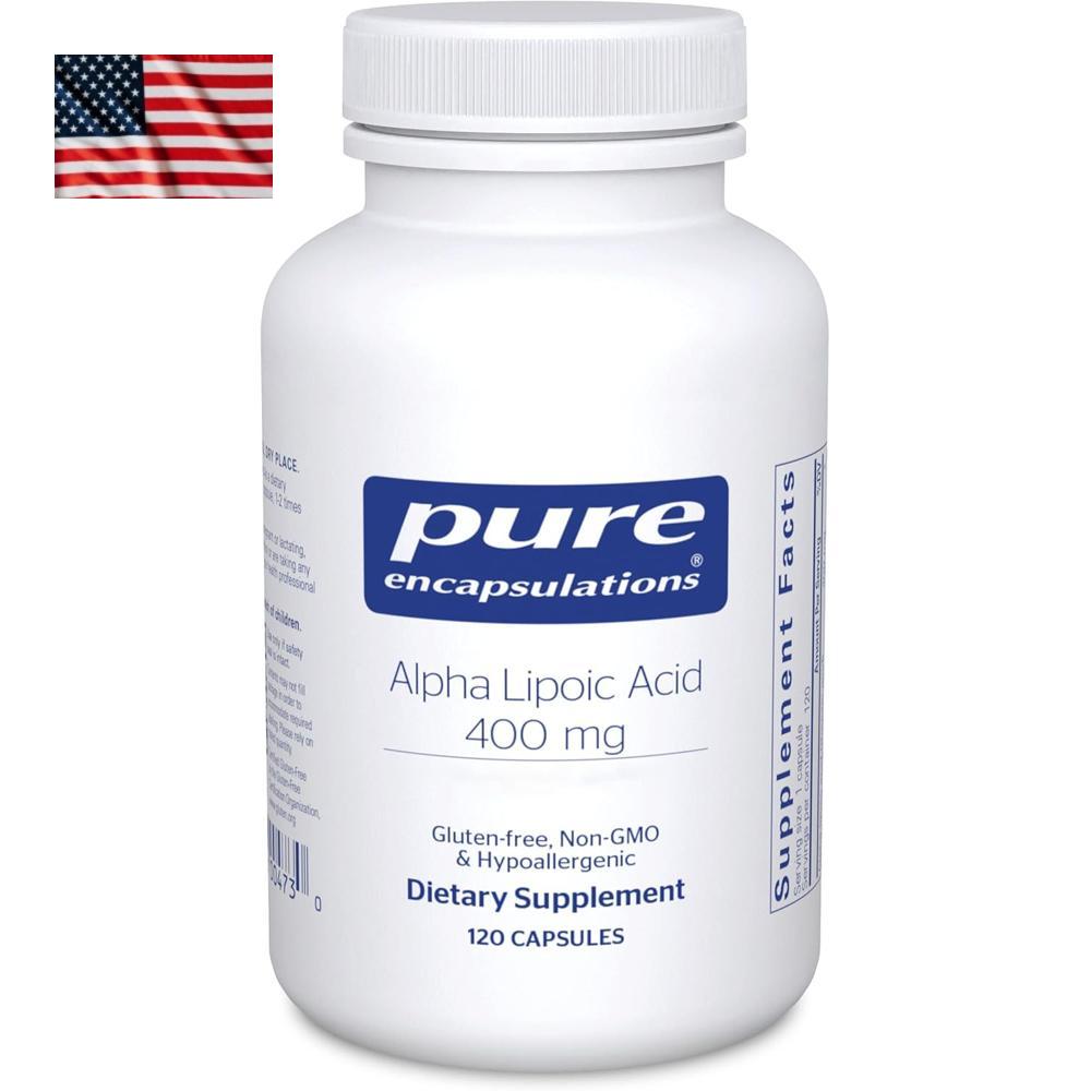 Pure Encapsulations <b>퓨어인캡슐레이션 알파리포산</b> 400mg 120캡슐
