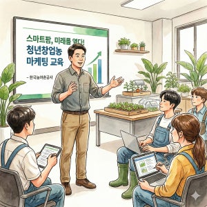 농산물 농업 스마트스토어 숏폼 정보화교육 e이비즈니스 AI 청년창업농 온라인 유통 마케팅 교육