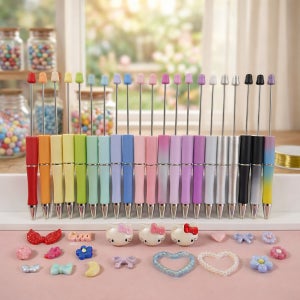 1+1 DIY 볼펜꾸미기 동대문 재료 비즈볼펜 만들기 볼꾸 부자재